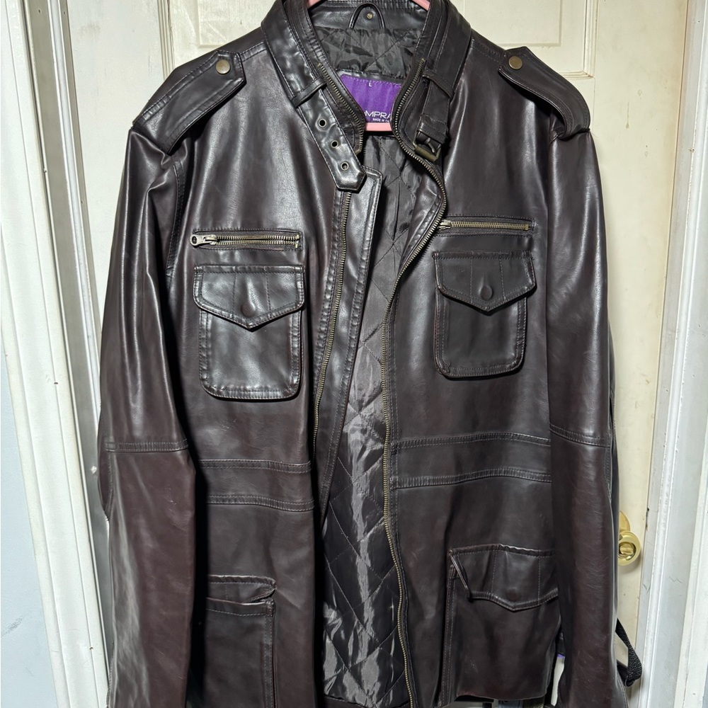 Empra Faux Leather Jacket